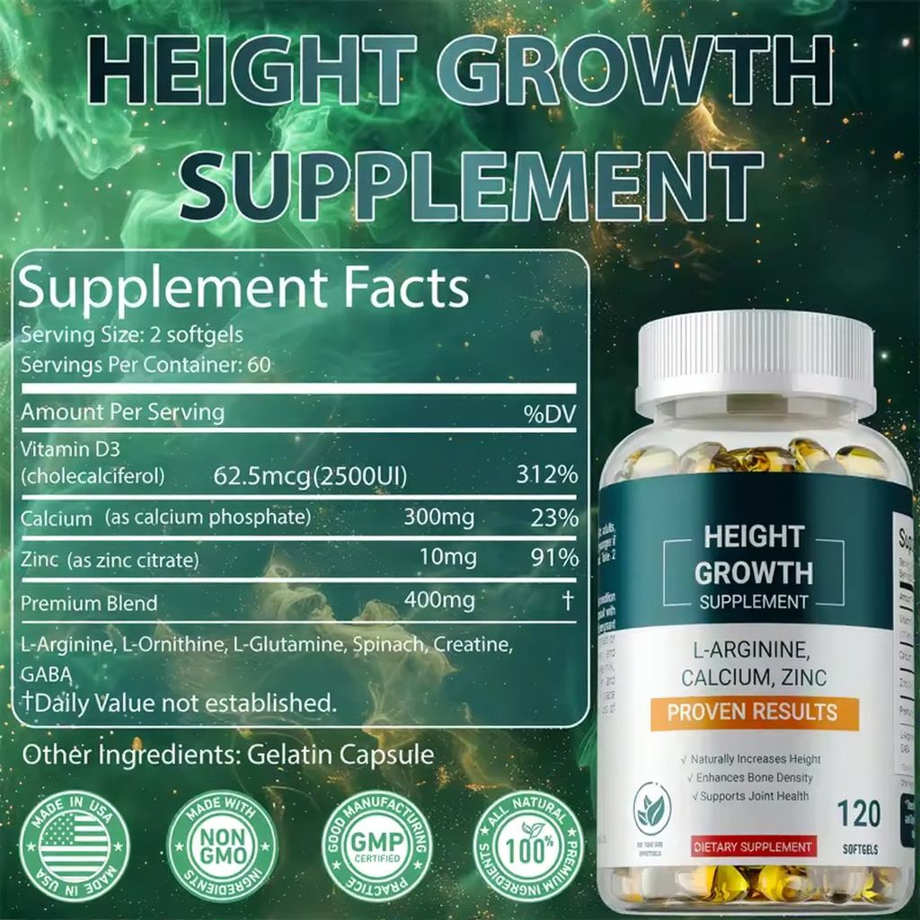 Height Growth Maximizer Supplement